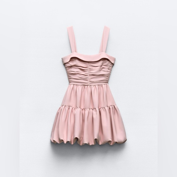 Zara Dresses & Skirts - NWT ZARA DRAPED BALLOON MINI DRESS